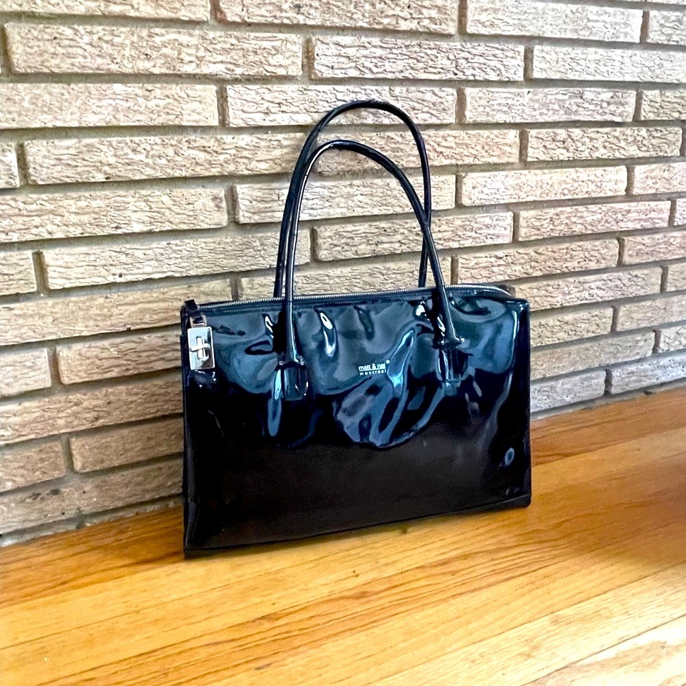 Matt & Nat Montreal vegan patent tote